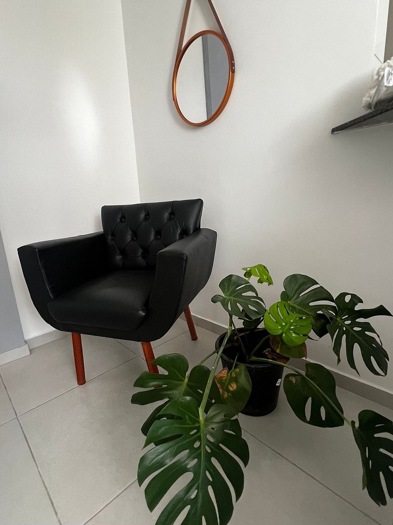 Flat em Cabo Branco a Passos da Praia - Completo