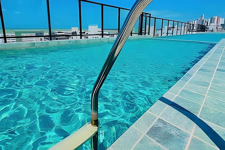 Flat em Tambaú c/ Piscina - Próximo a Praia