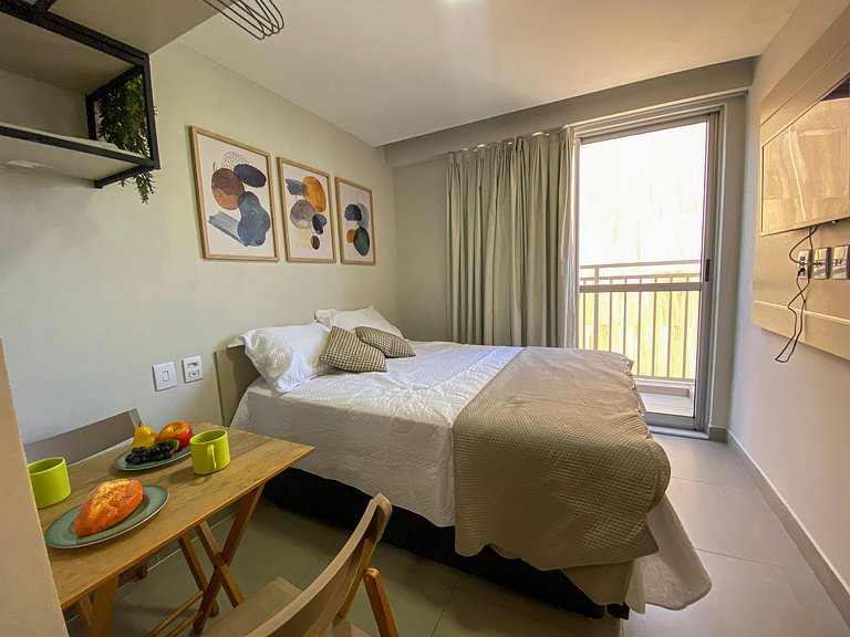 Flat em Cabo Branco a Passos da Praia