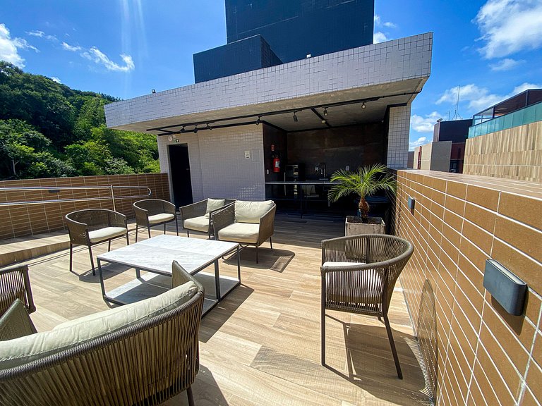 Flat em Cabo Branco a Passos da Praia