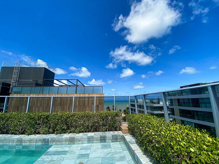Cabo Branco | Rooftop com Vista Mar + Varanda