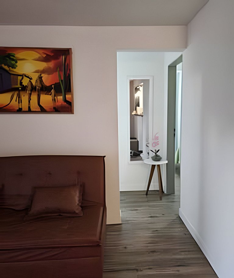 Ap Completo com 2q + Cozinha - Próximo da Praia