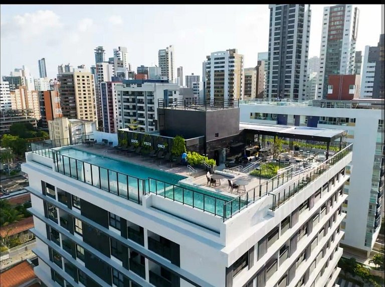 Flat Funcional com Piscina – Move Tambaú