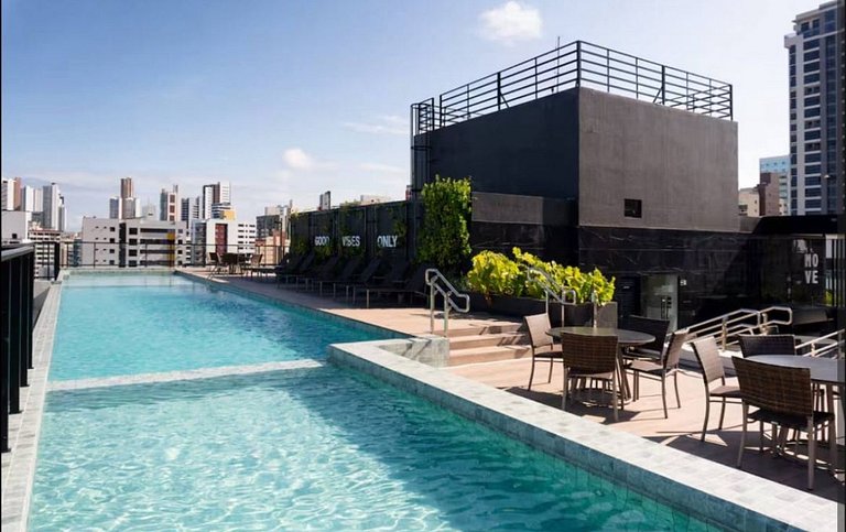 Flat em Tambaú Com Piscina - Próximo a Orla