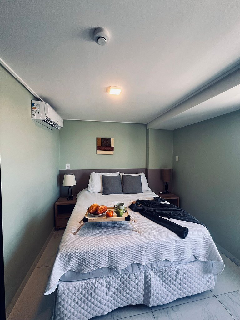 Apartamento 2Q completo com vista para o mar em Tambaú e pis