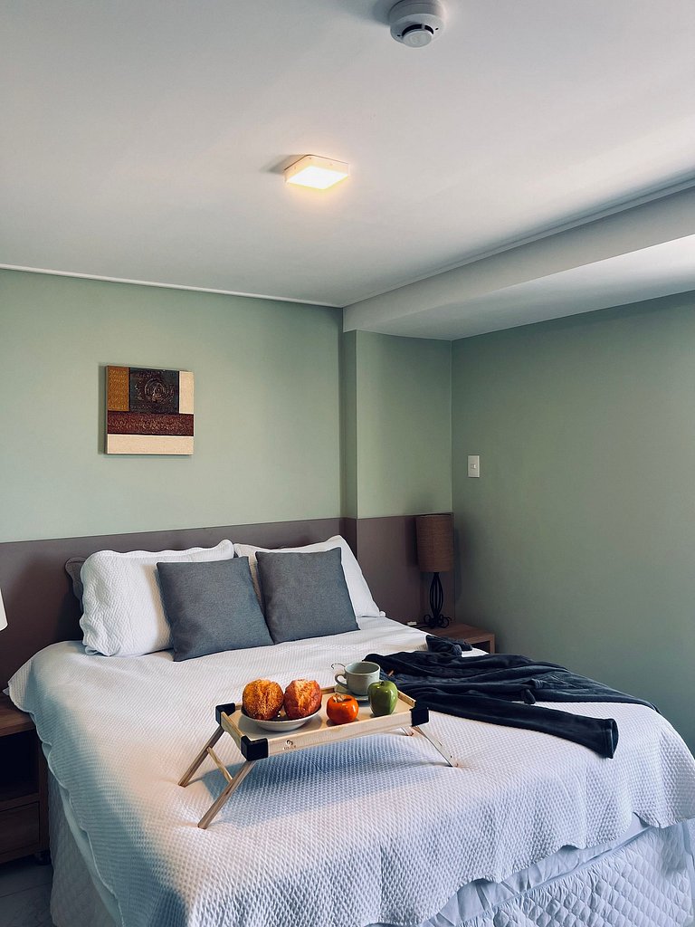 Apartamento 2Q completo com vista para o mar em Tambaú e pis