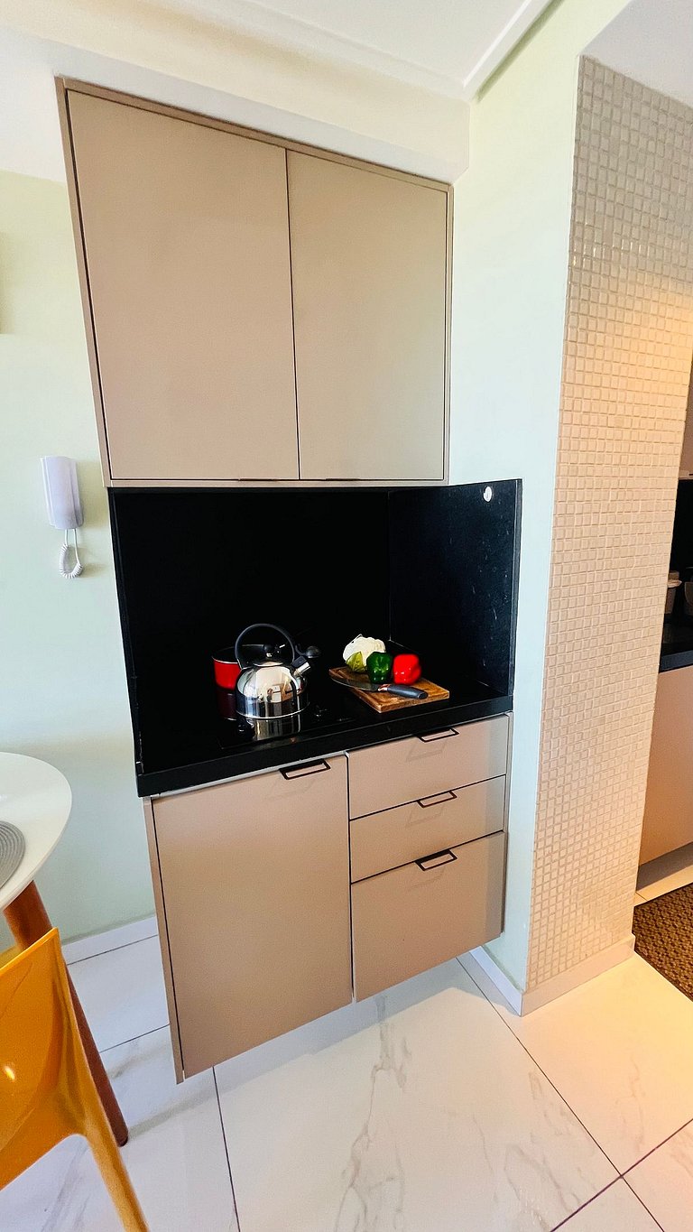 Apartamento 2Q completo com vista para o mar em Tambaú e pis