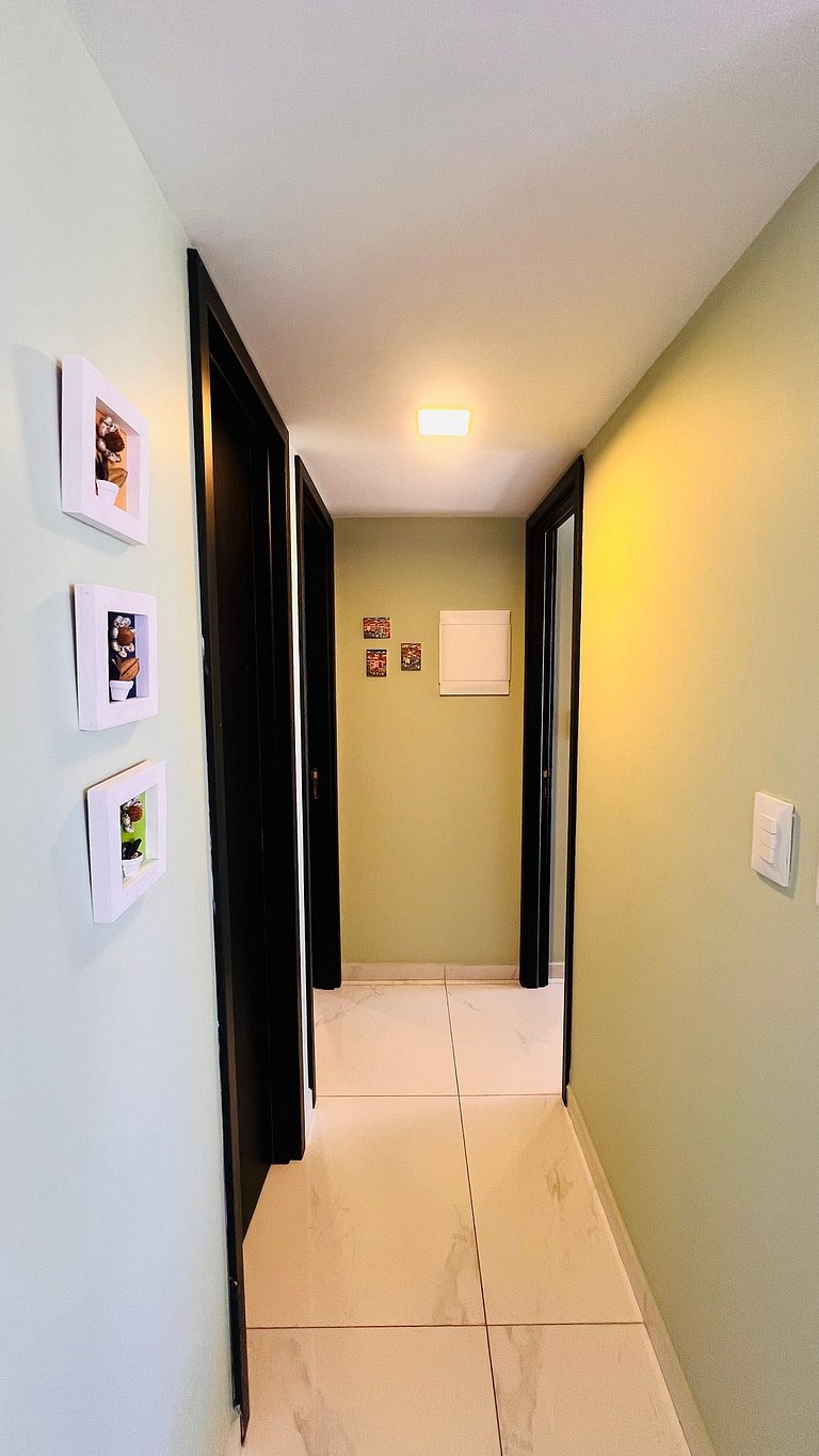 Apartamento 2Q completo com vista para o mar em Tambaú e pis