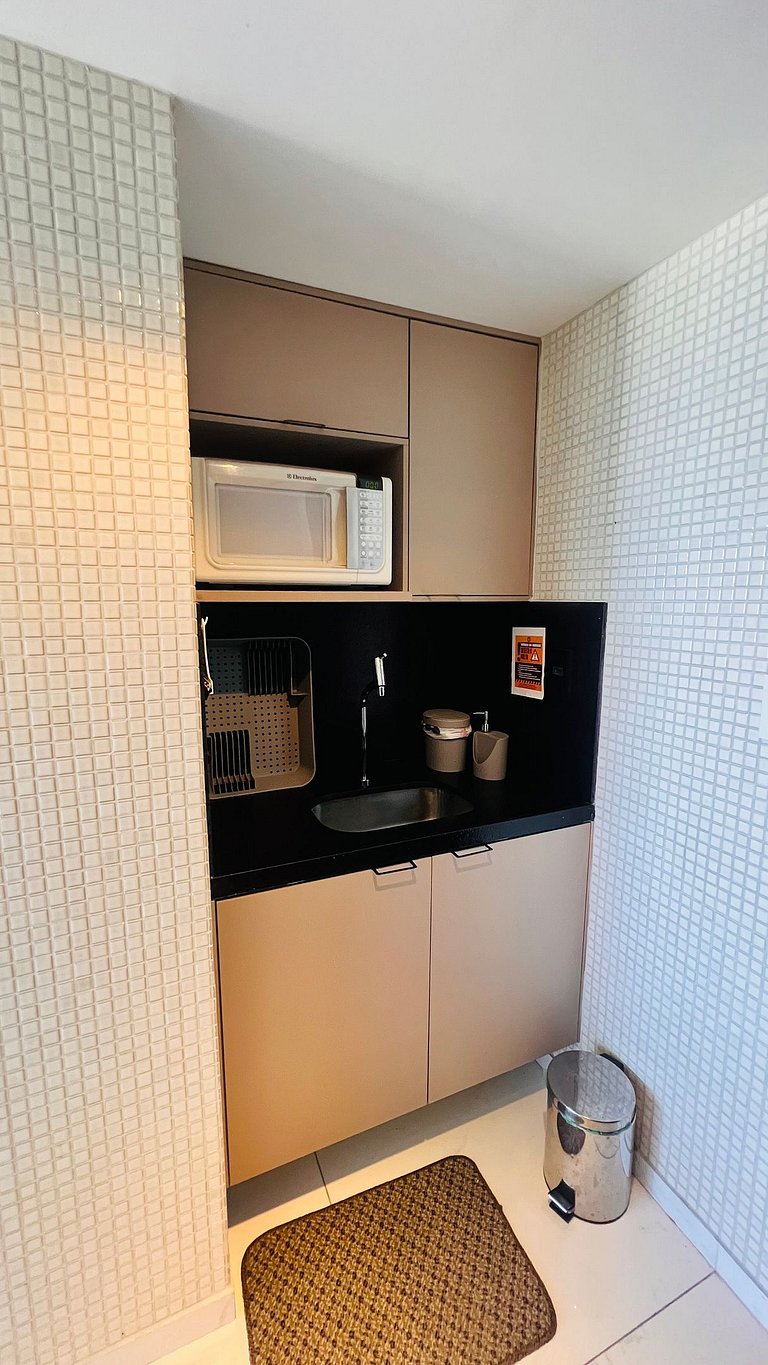 Apartamento 2Q completo com vista para o mar em Tambaú e pis