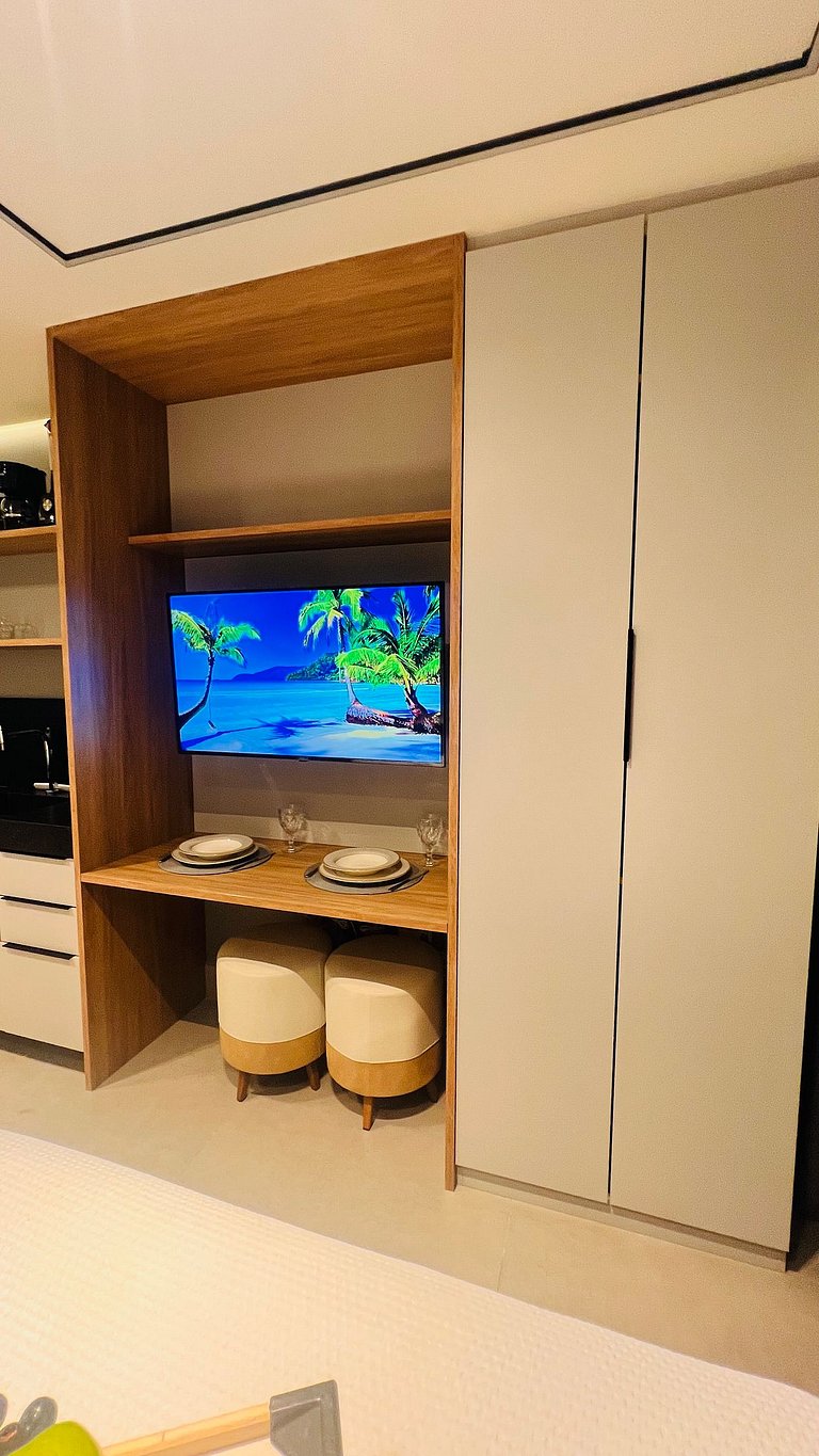 Studio Completo a beira mar