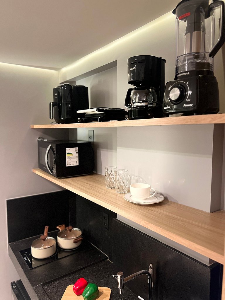 Studio Completo a beira mar