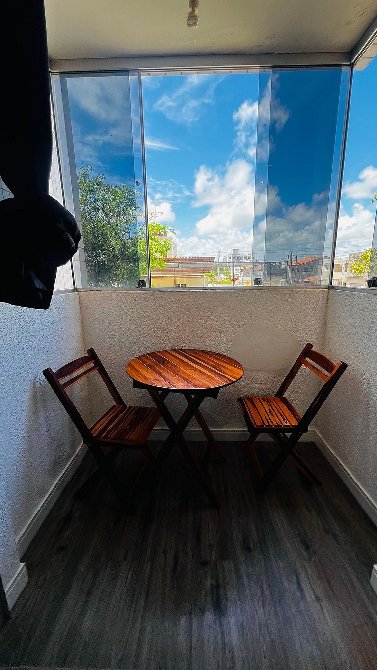 Ap Completo com 2q + Cozinha - Próximo da Praia