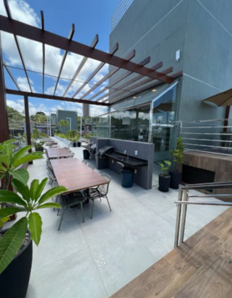 Flat Completo com Piscina - Beira-mar Cabo Branco