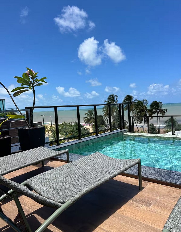 Flat em Cabo Branco a Beira-Mar - 1quarto