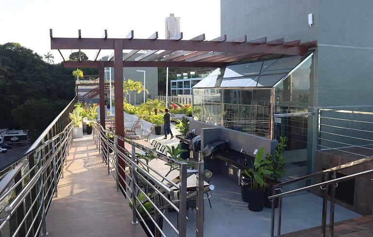 Flat em Cabo Branco a Beira-Mar - Completo