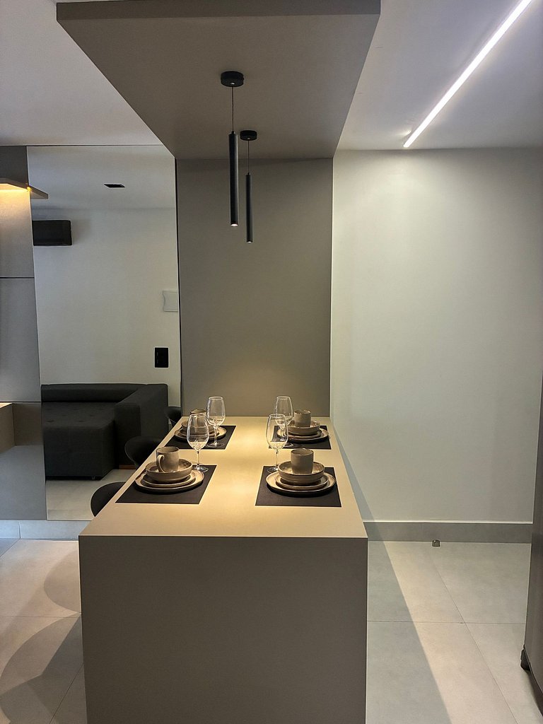 Flat em Cabo Branco a Beira-Mar - Completo