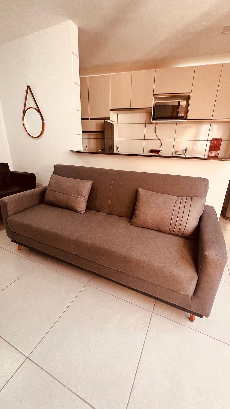 Flat em Cabo Branco a Passos da Praia - Completo