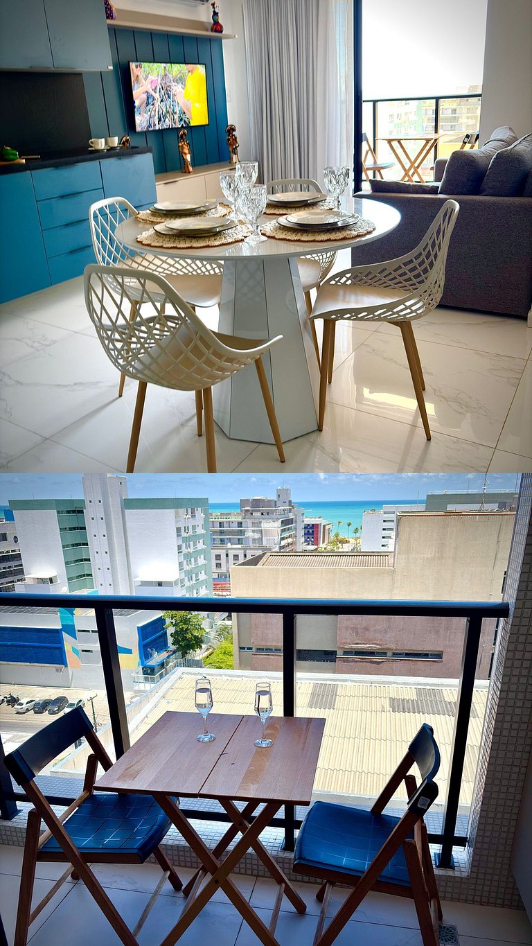 Ap 2Q Completo - Próximo a Praia - Vista Mar