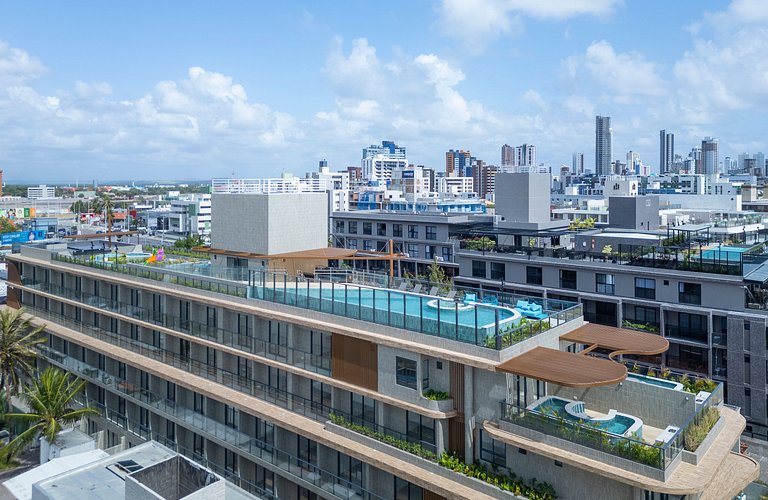 Flat Pé na Areia – Experiência Única no Mar