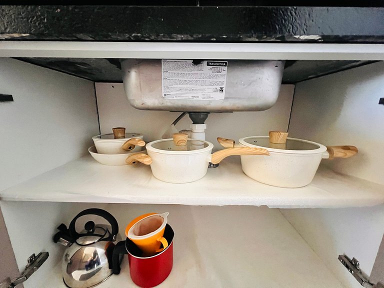 Apartamento 2Q completo com vista para o mar em Tambaú e pis