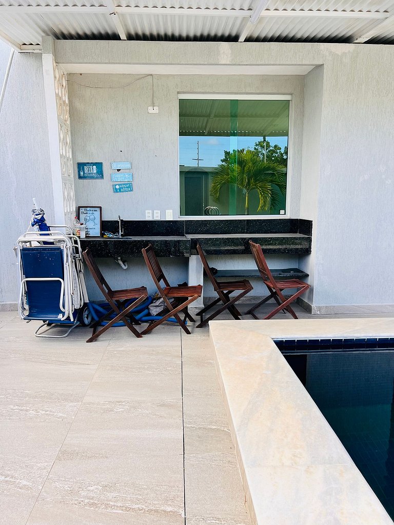 Casa Completa com Piscina | Até 15 Hóspedes