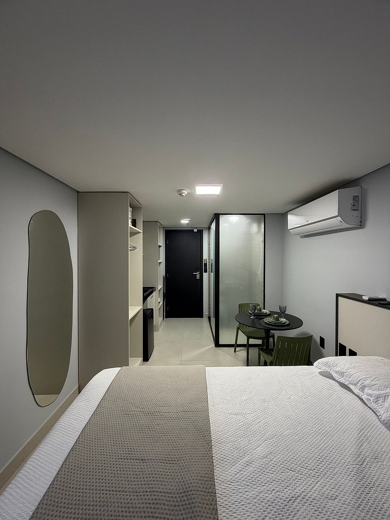 Flat Pé na Areia - Varanda Vista Mar - Piscina