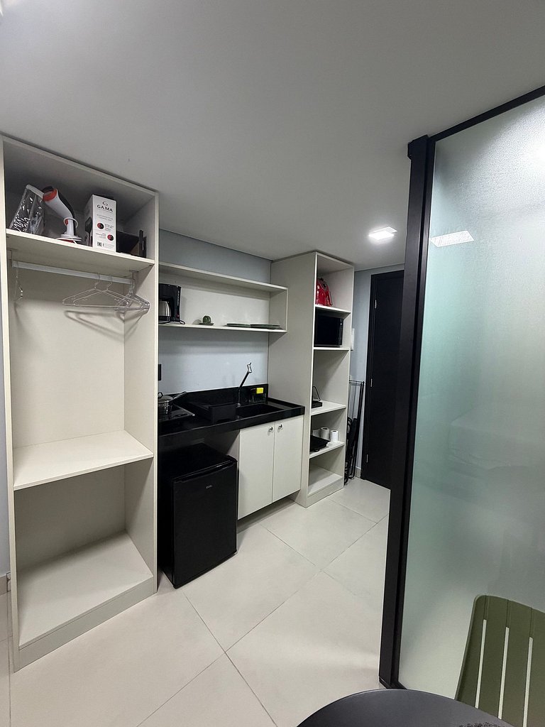 Flat Pé na Areia - Varanda Vista Mar - Piscina