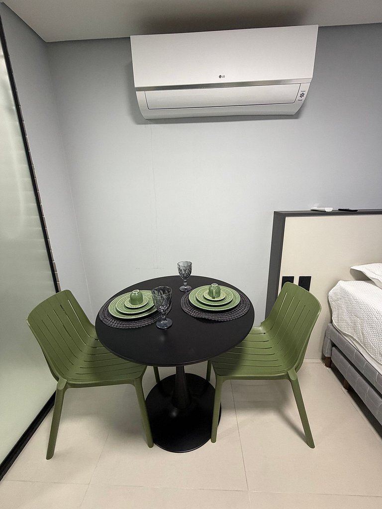 Flat Pé na Areia - Varanda Vista Mar - Piscina