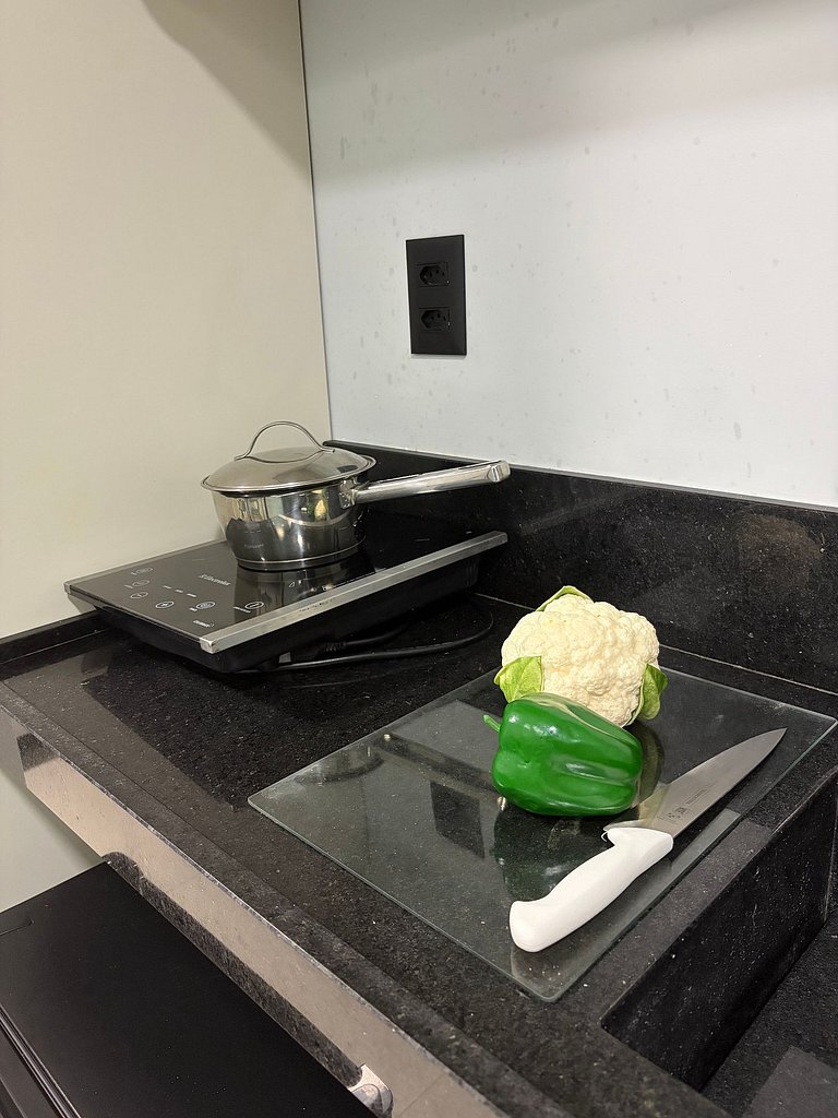 Flat Pé na Areia - Varanda Vista Mar - Piscina