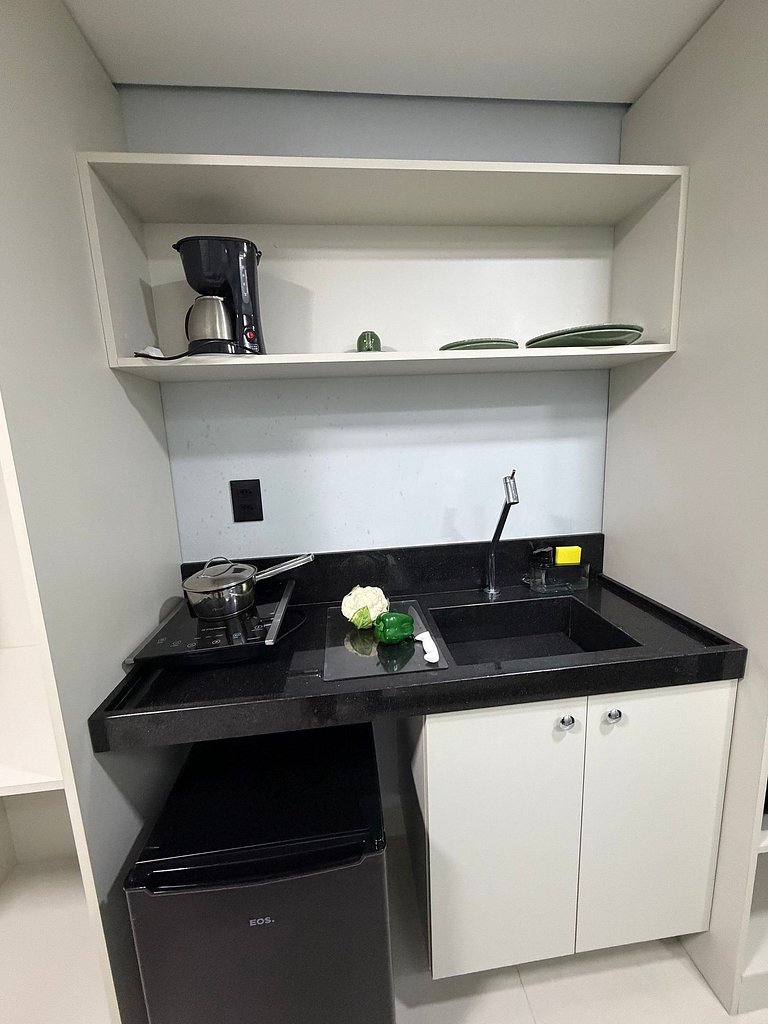 Flat Pé na Areia - Varanda Vista Mar - Piscina