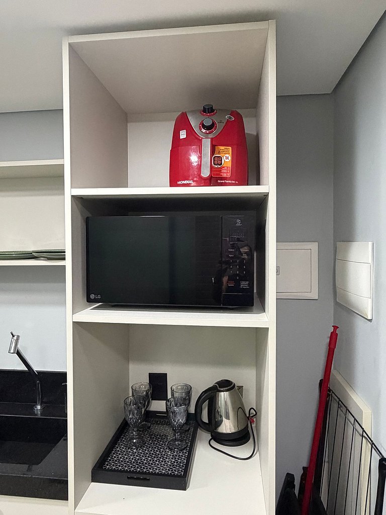 Flat Pé na Areia - Varanda Vista Mar - Piscina