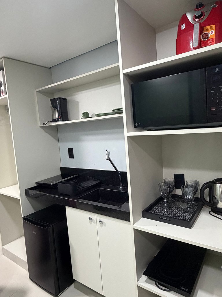 Flat Pé na Areia - Varanda Vista Mar - Piscina