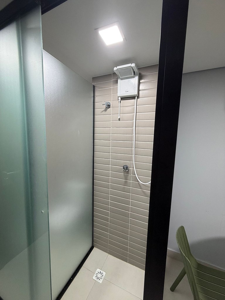 Flat Pé na Areia - Varanda Vista Mar - Piscina