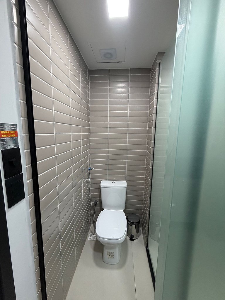 Flat Pé na Areia - Varanda Vista Mar - Piscina