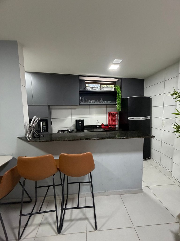 Flat cabo branco 100 m da praia