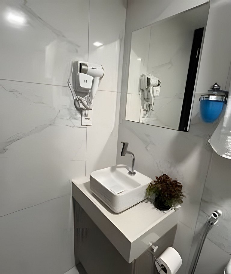 Flat moderno e cheio de estilo em Tambaú