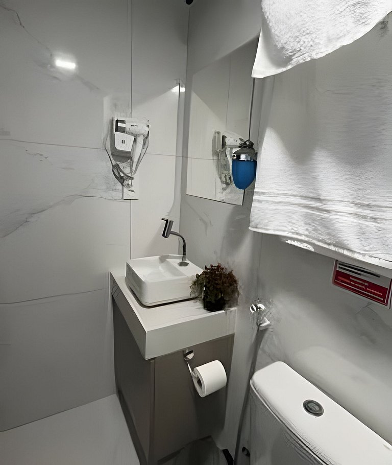 Flat moderno e cheio de estilo em Tambaú