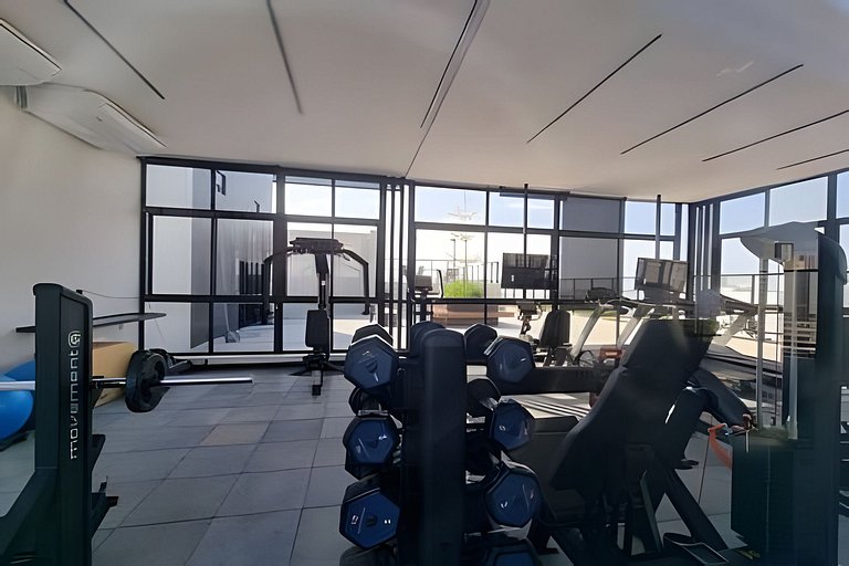 Flat moderno e cheio de estilo em Tambaú