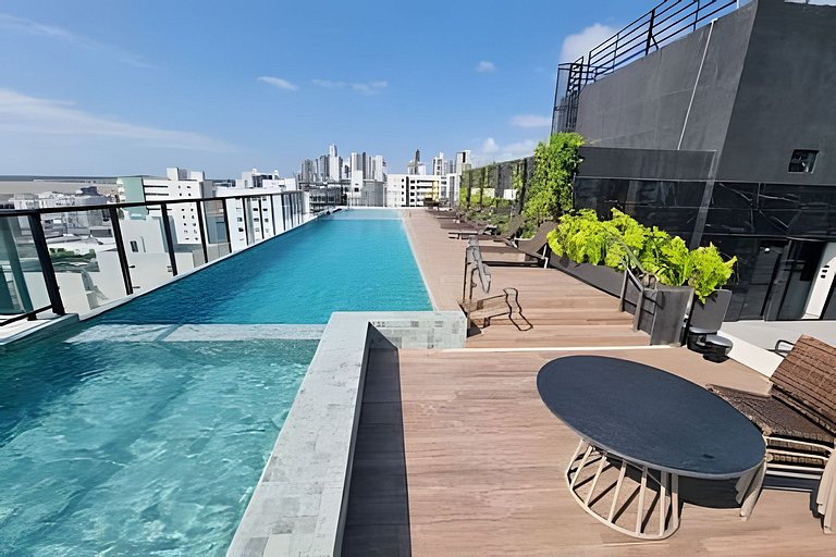 Flat moderno e cheio de estilo em Tambaú