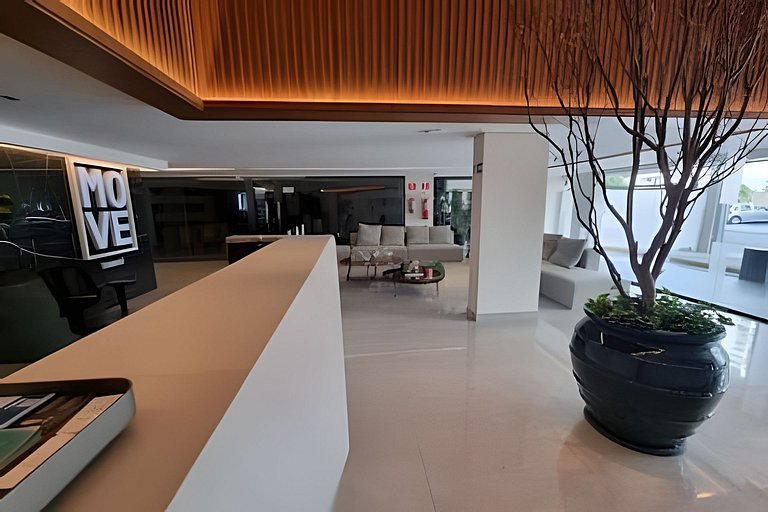 Flat moderno e cheio de estilo em Tambaú