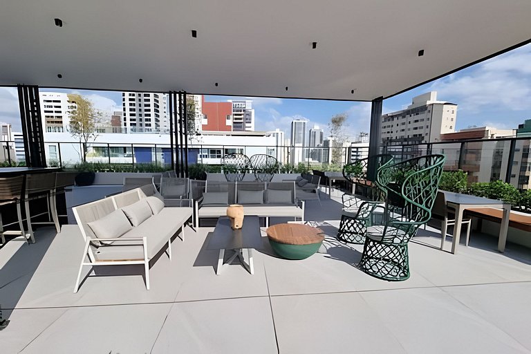Flat moderno e cheio de estilo em Tambaú