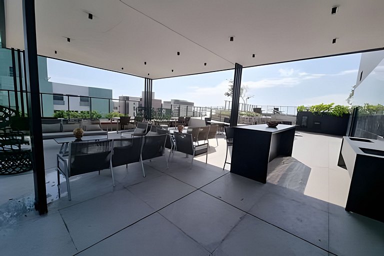 Flat moderno e cheio de estilo em Tambaú