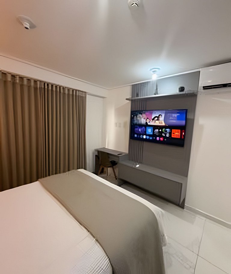 Flat de 1 quarto completo Tambau