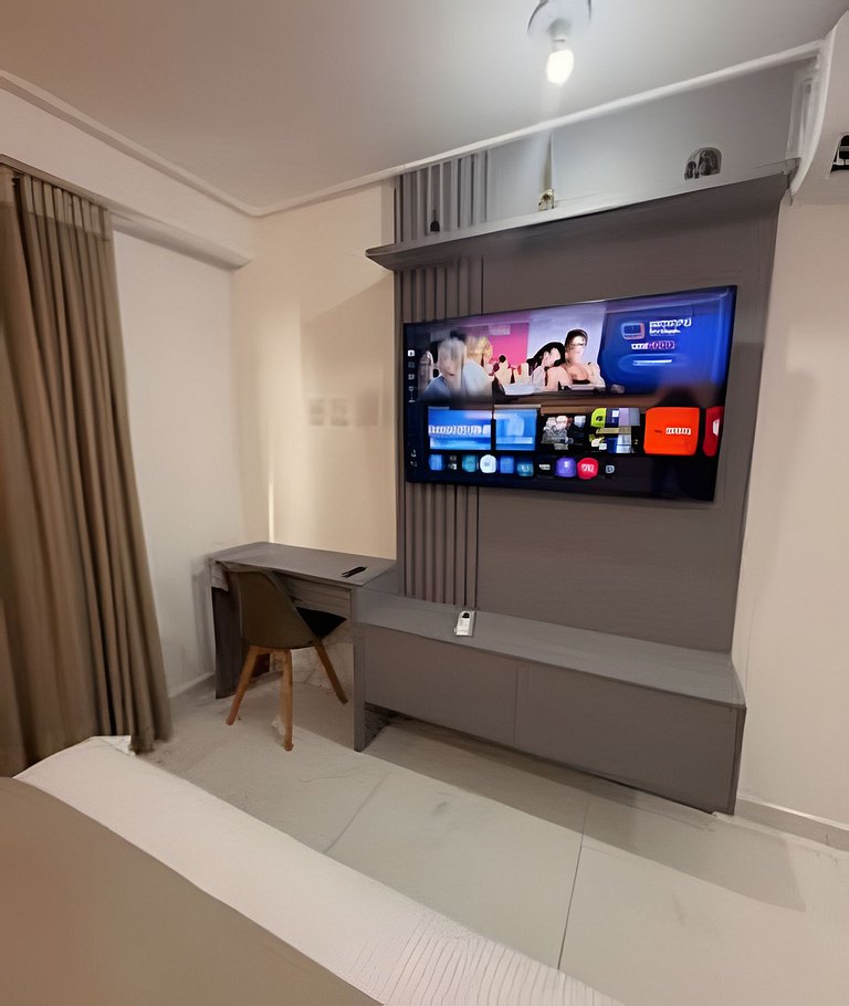 Flat de 1 quarto completo Tambau