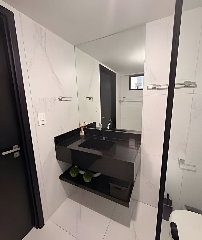 Flat de 1 quarto completo Tambau